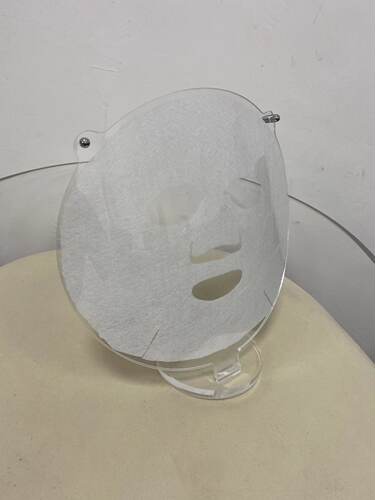 拆装面膜展示架亚克力弧形透明