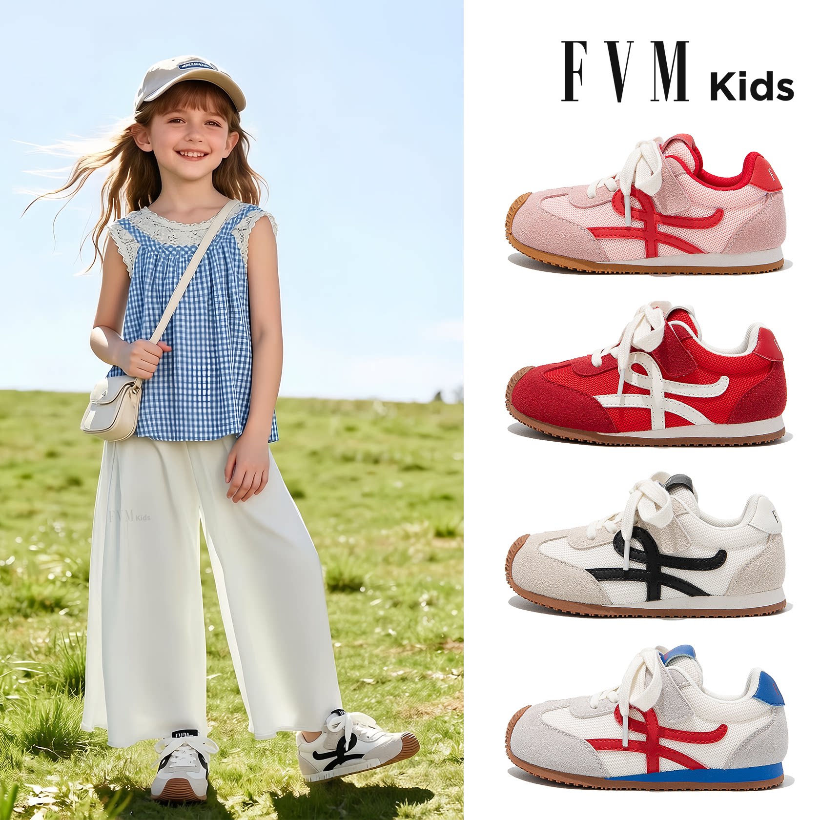 女童巨好看鞋子儿童德训运动鞋2026新款大童春季宝宝跑步夏款轻便