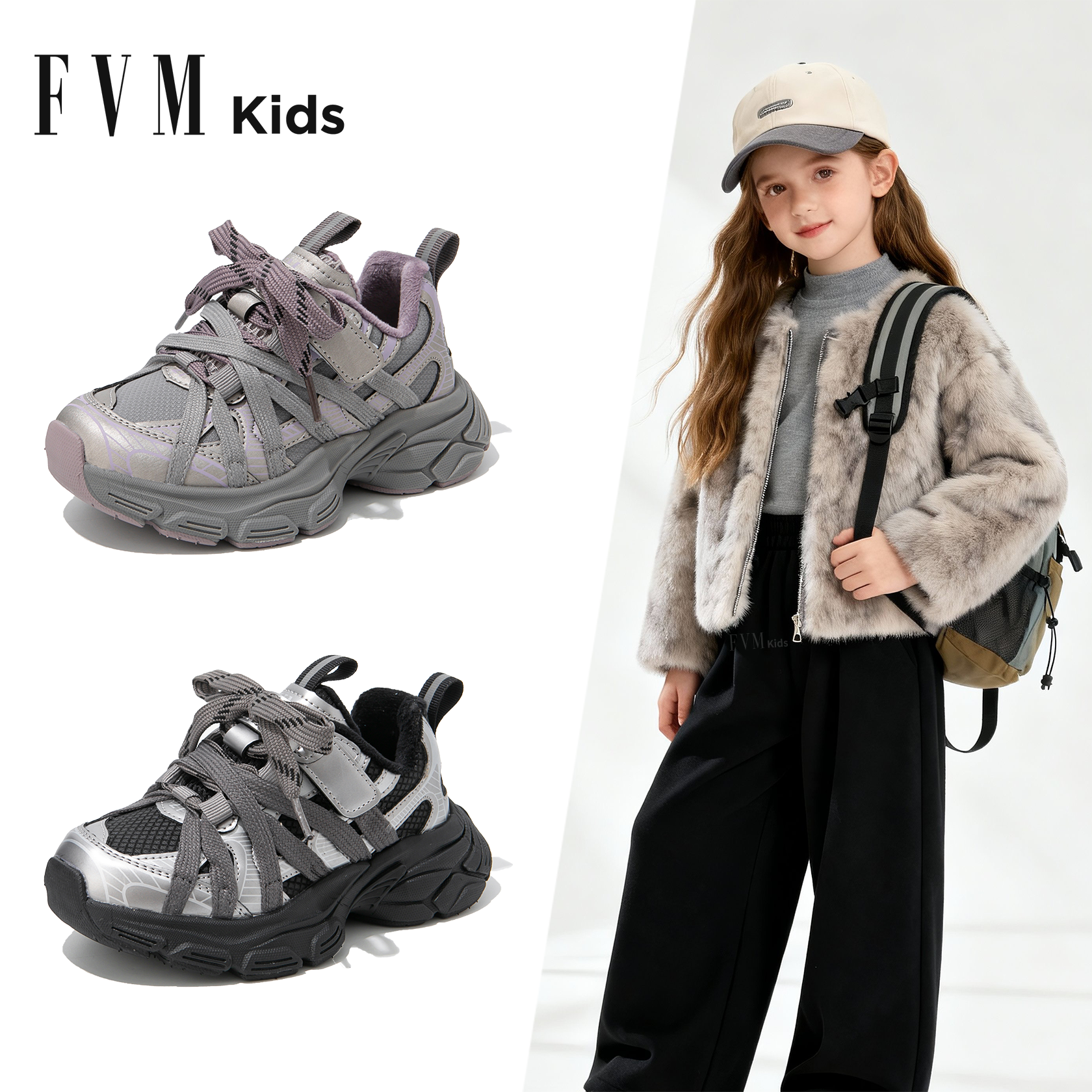 F．V．M．Kids老爹鞋女童