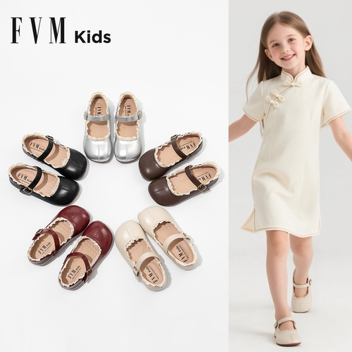 女童小皮鞋洋气漂亮软底公主鞋