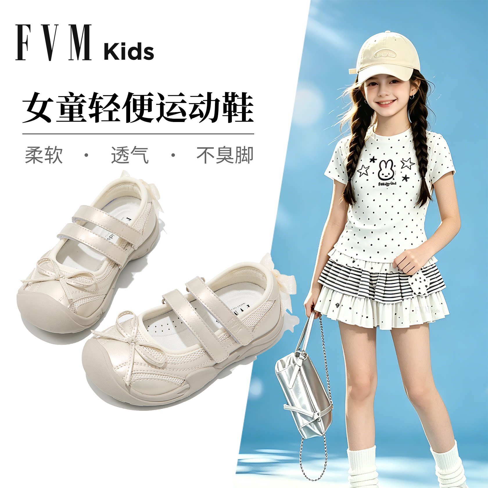 女童鞋子儿童公主玛丽珍运动鞋