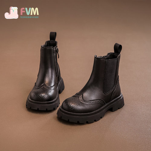 fvm女童鞋儿童马丁短靴