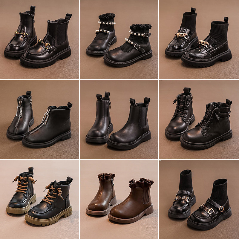 fvm断码清仓女童棉鞋儿童马丁短靴2025秋冬新款冬季宝宝皮靴加绒,童鞋/婴儿鞋/亲子鞋,皮靴,淘宝优惠券,粉丝福利购,淘宝优惠卷