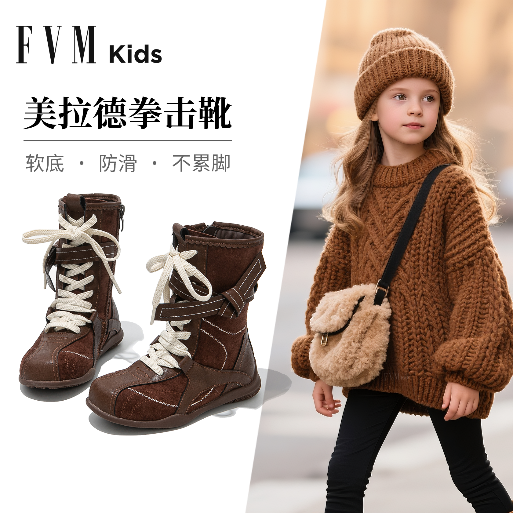 FVM2025新款复古拳击靴