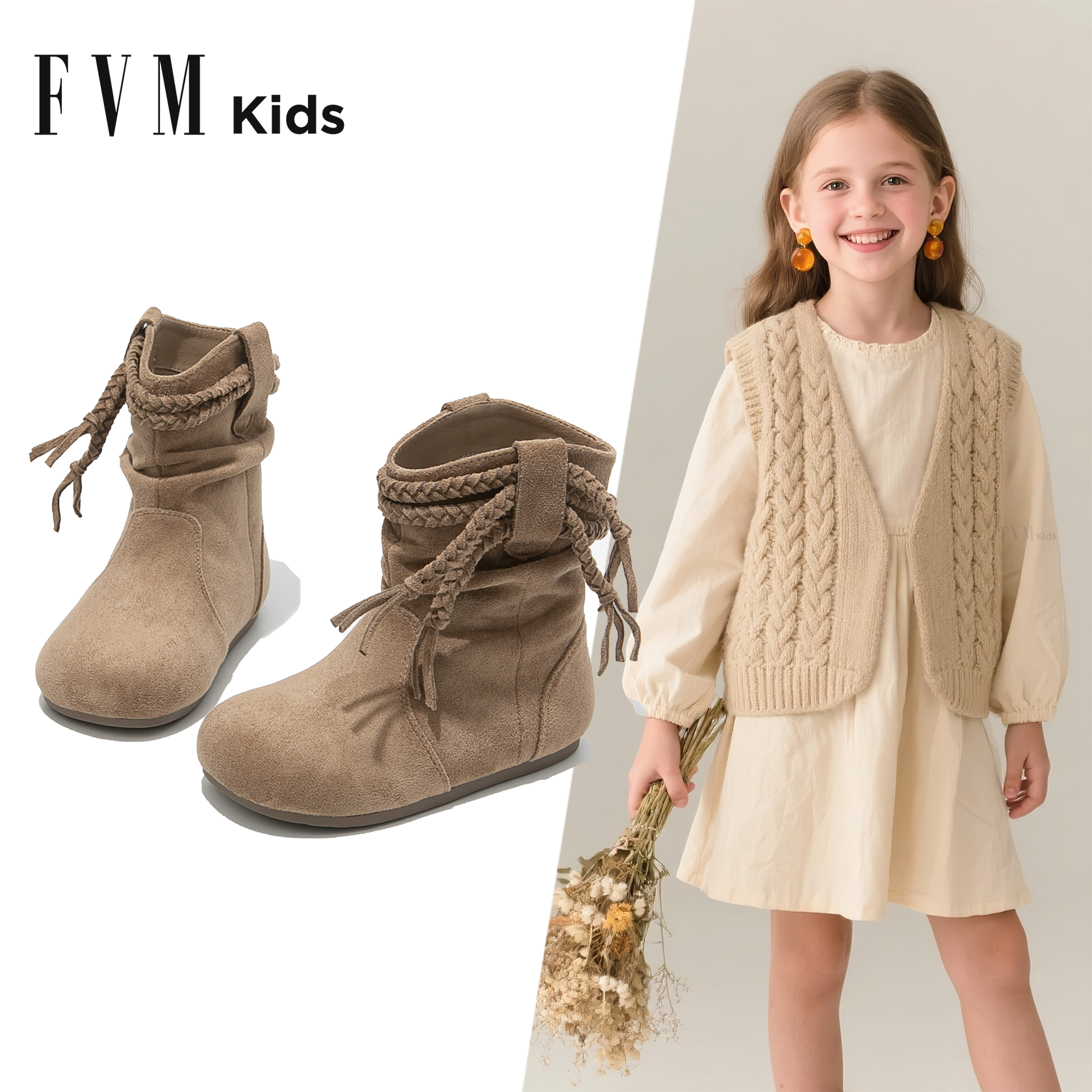 【软弹鞋底】【防滑耐穿】堆堆靴