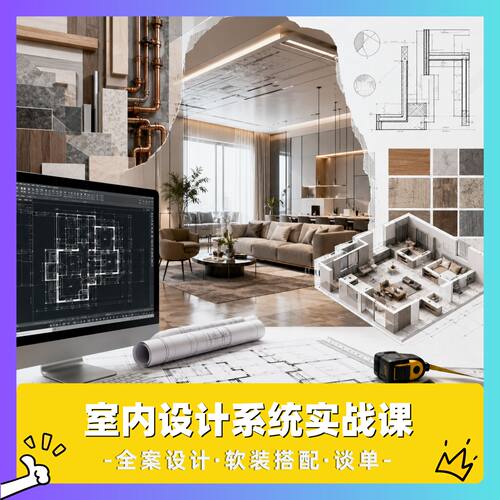 全案设计师CAD施工图视频教程
