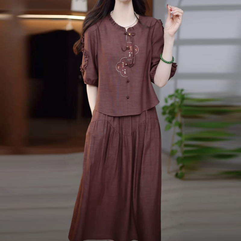 连衣裙2026新款女夏季十三行爆款巨好看假两件减龄妈妈轻奢高级感