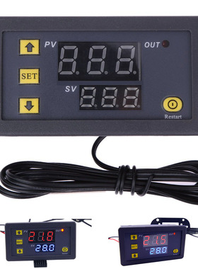W3230高精度温度控制器 数显温控器模块 控温开关微型温控板12V