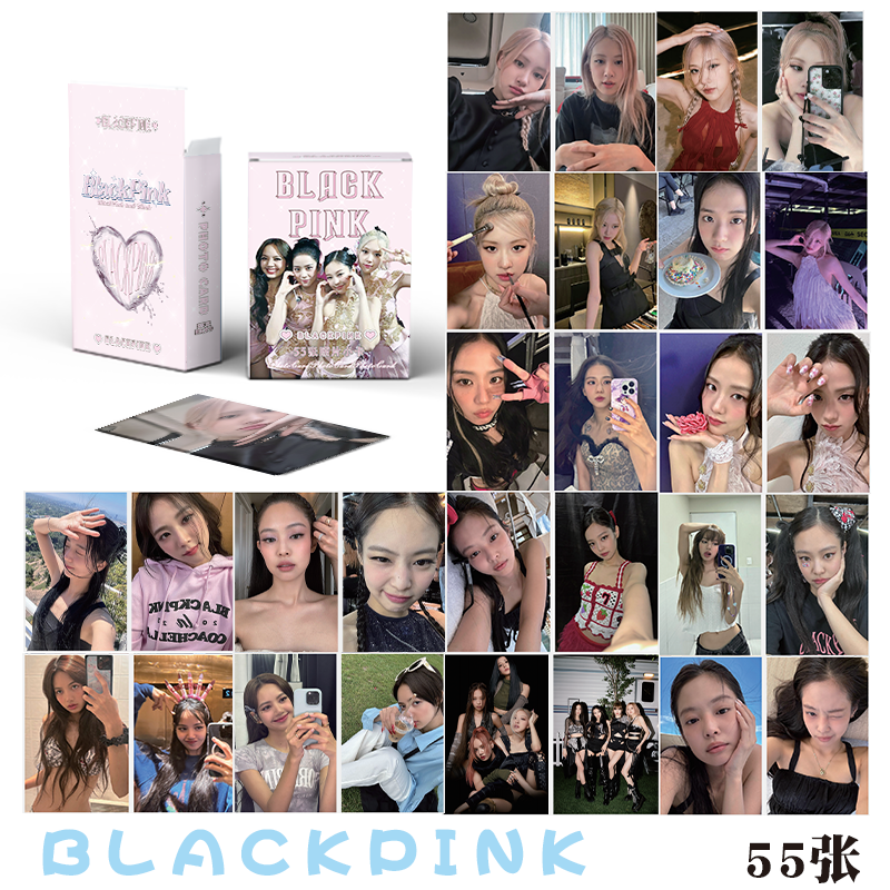 BLACKPINK镭射小卡LOMO卡闪卡