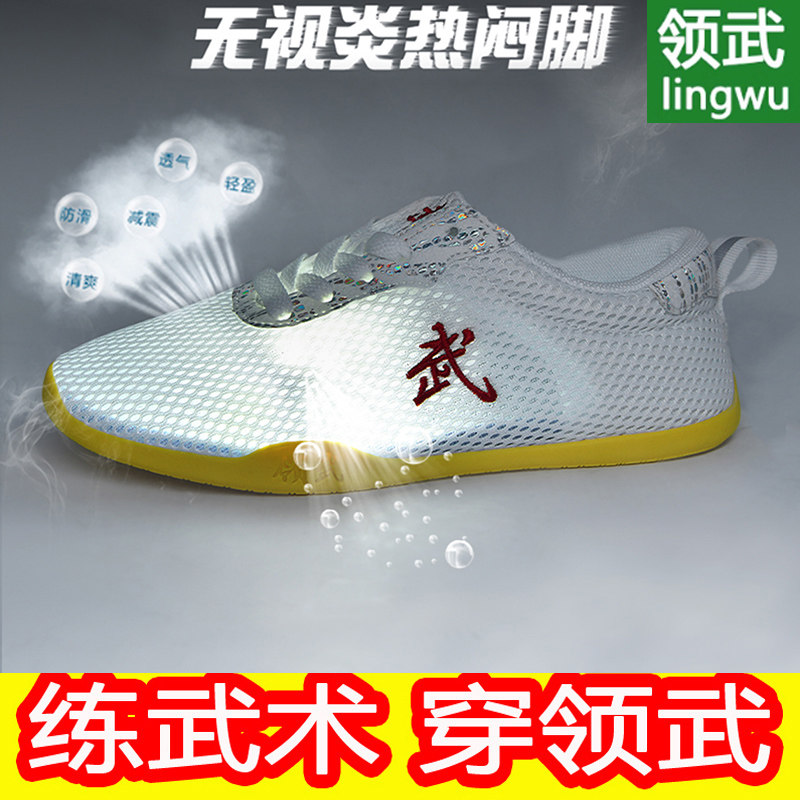 领武夏季网布透气武术鞋儿童体考