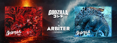 正版 限量款Arbiter Studio x Godzilla哥斯拉 1.5mm玻璃鼠标垫