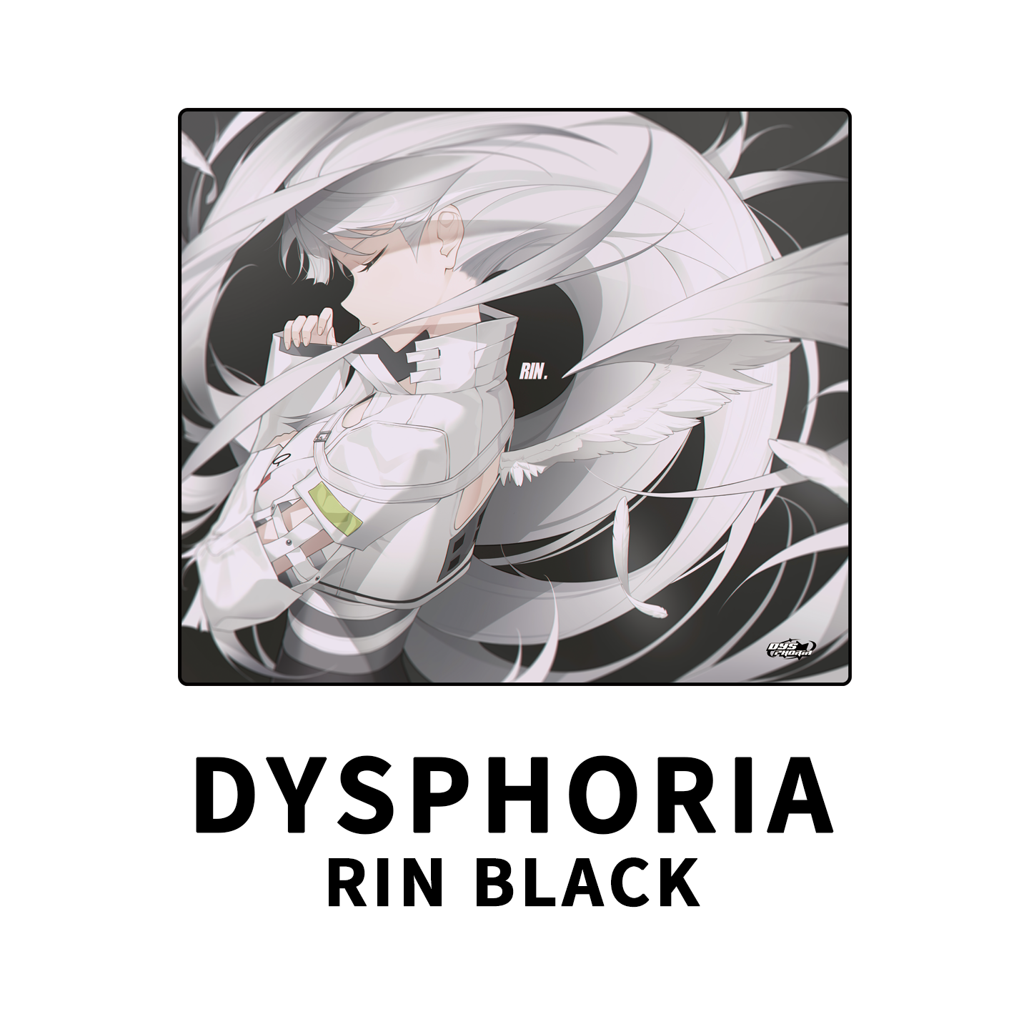 知郁DYSPHORIA RIN凛1.5mm速度涂层玻璃鼠标垫顺滑适用APEX瓦CS洲
