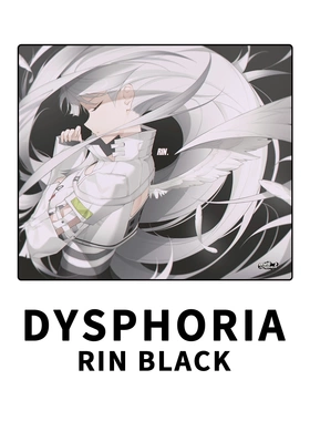 知郁DYSPHORIA RIN凛1.5mm速度涂层玻璃鼠标垫顺滑适用APEX瓦CS洲