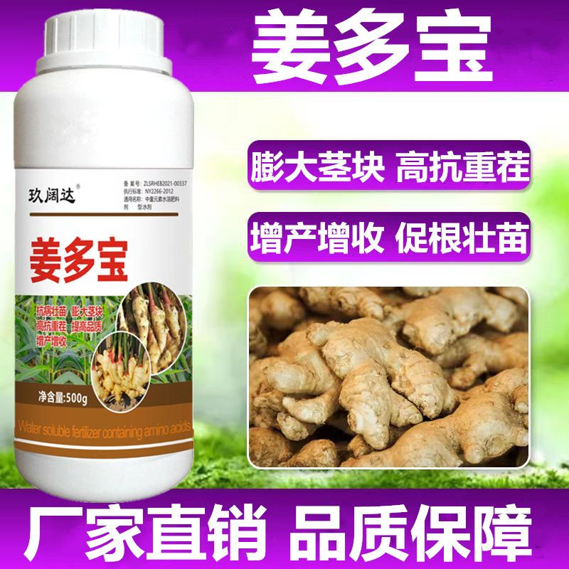 生姜专用肥复合肥料促生长粗壮大姜膨大茎块高产肥调节生长控旺剂