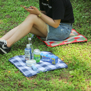 户外小坐垫折叠便携隔凉垫屁垫草坪防潮垫露营军训隔脏地垫野餐垫