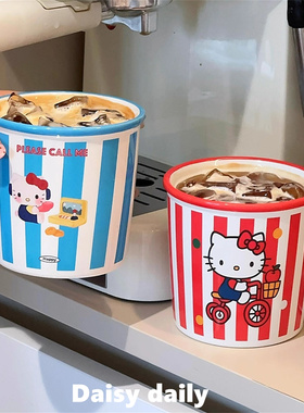 印花猫咪陶瓷马克杯早餐杯咖啡牛奶水杯送人女生高颜值生日礼物