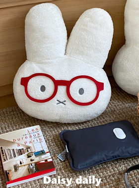 卡通毛绒兔子热水袋冬季女生暖肚暖手宝电热加厚暖水袋防爆充电款