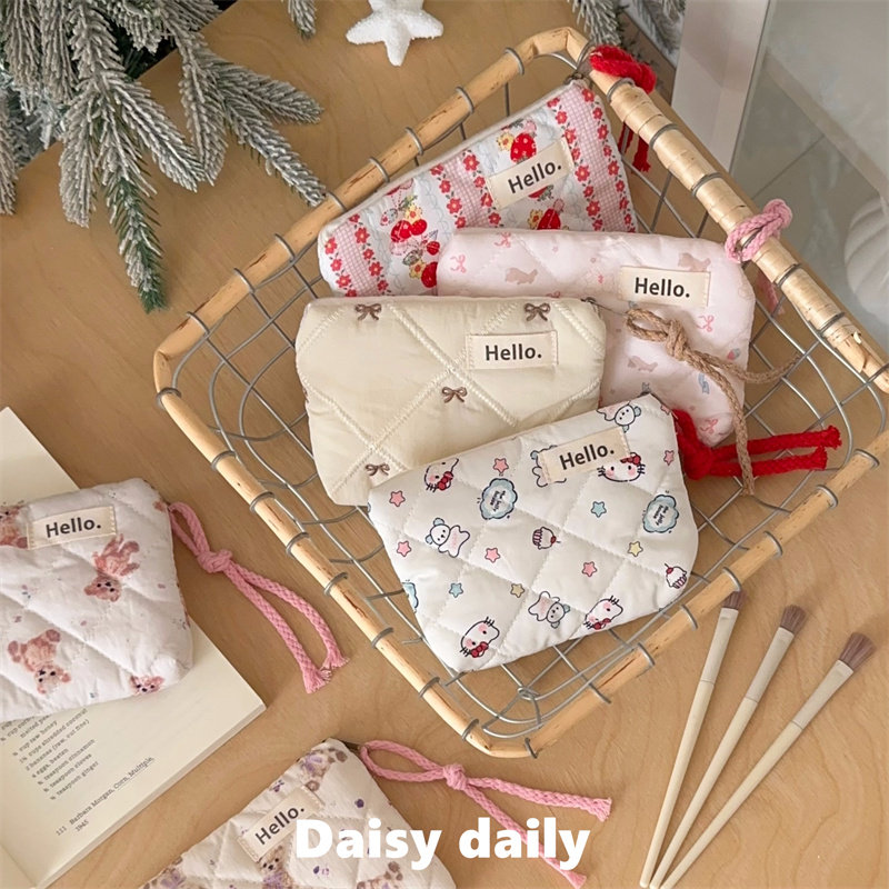 可爱猫咪绗缝夹棉零钱包迷你便携出门口红包杂物收纳包卡包证件包,收纳整理,卡包/证件包,淘宝优惠券,粉丝福利购,淘宝优惠卷