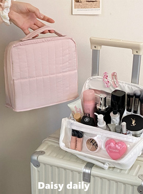 化妆品包站立式女便携外出大容量2025新款高端多功能刷旅行收纳包