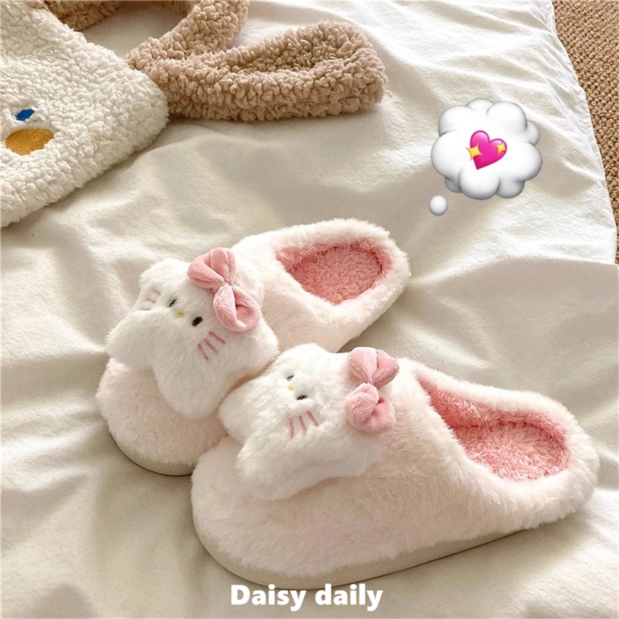 星星小猫~！软萌可爱奶呼呼居家包头棉拖鞋女ins冬季保暖毛毛拖鞋,居家布艺,居家棉拖/棉鞋,淘宝优惠券,粉丝福利购,淘宝优惠卷