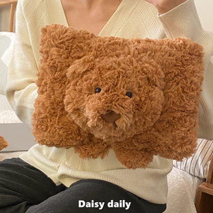 可爱暖手宝 暖水袋被窝专用冬季 可爱咖啡熊热水袋充电款 2025新款