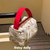 秋冬新款 猫咪大容量化妆包便携收纳包洗漱包立体超可爱手提包女