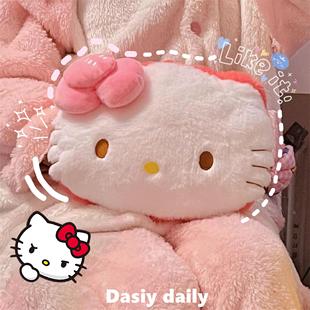 可爱猫咪热水袋充电款 学生宿舍暖手脚暖肚子毛绒插手热敷暖宫
