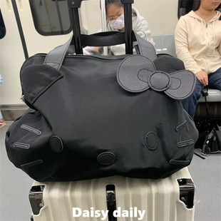 大容量猫咪行李包2025新款 小众出行旅行包可爱少女手提大托特包