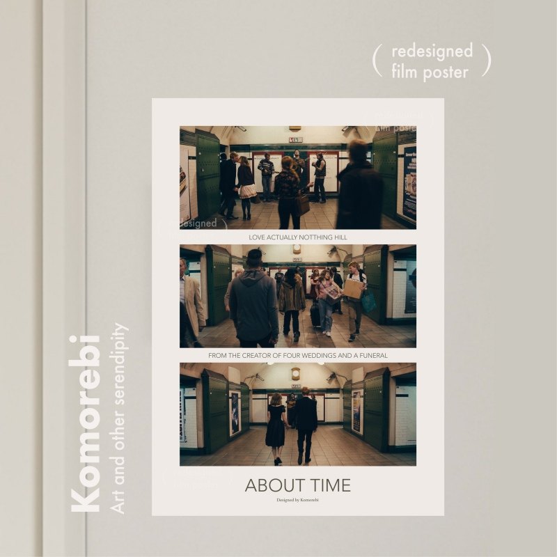komorebi 原创时空恋旅人abouttime海报小众浪漫文艺装饰画