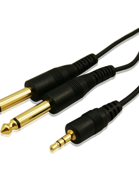 WAVEART XS02 3.5转双6.5 录音笔接调音台线 1.5m