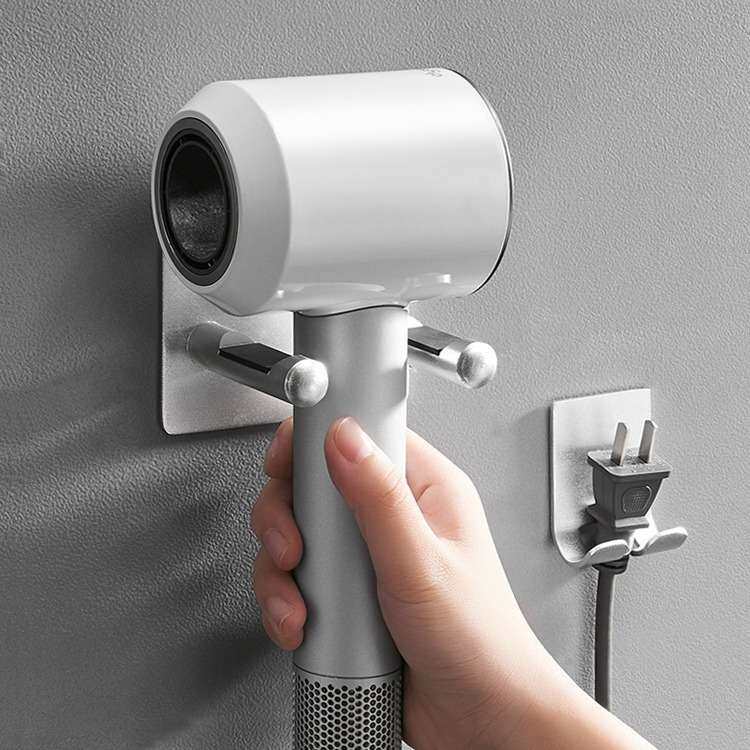 吹风机支架免打孔吹风机架挂架挂墙浴室风筒壁挂收纳架