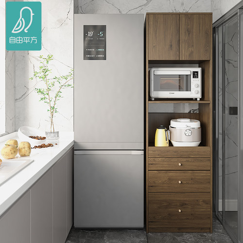 北欧厨房收纳置物餐边柜夹缝高柜