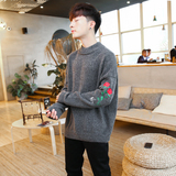 D03大码风2021秋冬男装大码半高领冬毛衣外套，男装针织衫/毛衣，钱塘7008(原4008)