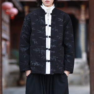 冬2025 灯芯绒 新中式 唐装棉衣 加厚汉服棉袄外套A228-P140图片