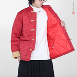 现货！新年红2025冬季风唐装棉衣汉服棉袄外套A510-P140，男装棉衣，钱塘7008(原4008)