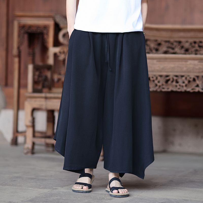 黑暗风百搭无刺绣大码风2025不规则裙裤九分裤A872-1p60，商品下架区商品下架区，钱塘7008(原4008)