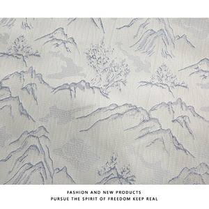 白底新品2025秋 新中式 提花款拼接  夹克唐装外套A935-P110图片