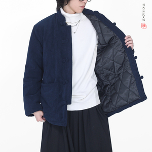 灯芯绒冬2025新中式盘扣外套 保暖唐装红棉衣外套A550-P148图片