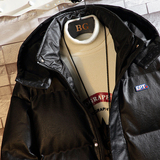 J200*冬款新品2021冬装连帽大码百搭皮衣棉衣外套，男装棉衣，钱塘7008(原4008)