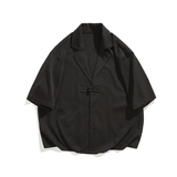 2026夏新风改良短袖汉服西装/西服领外套A892-p65，男装T恤，钱塘7008(原4008)