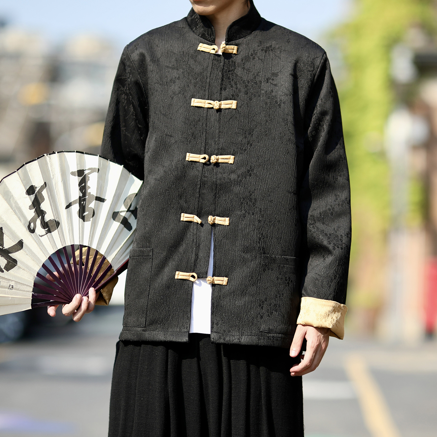 提花2025新中式红婚礼唐装汉服外套A650-P110，男装民族服装，钱塘7008(原4008)