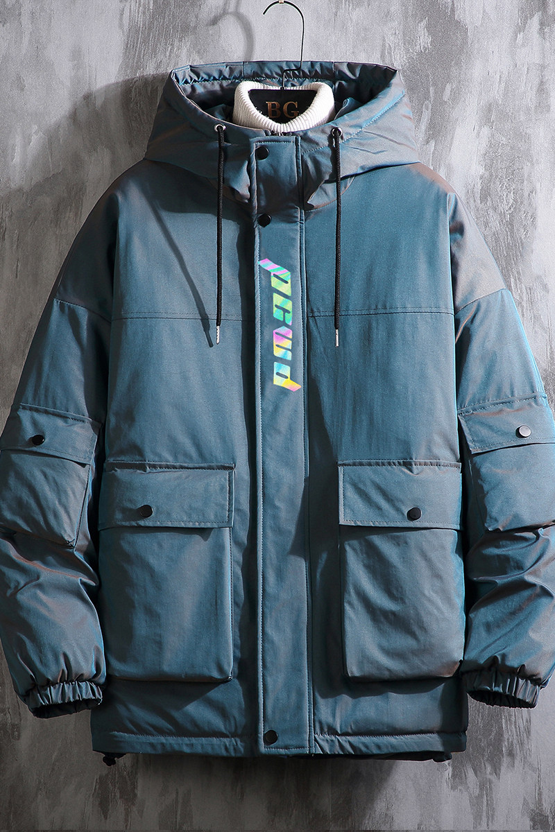 DJ293*加厚保暖主推2021反光渐变棉衣棉服外套P115(控价138),男装棉衣,钱塘7008(原4008)