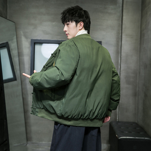 新2025冬款羽绒棉衣大码男风盘扣棉衣棉服外套A7105-P118