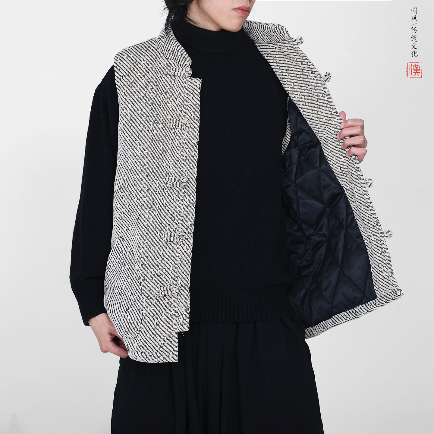 冬2025雪尼尔唐装马甲棉衣加厚羽绒马甲棉衣外套A527-P108，男装棉衣，钱塘7008(原4008)