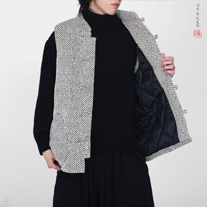 冬2025 雪尼尔 唐装马甲棉衣 加厚羽绒马甲棉衣外套A527-P108,男装棉衣,钱塘7008(原4008)