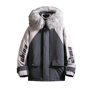 DJ297*加厚2020冬装新款 连帽工装大码百搭 棉衣棉服外套P105图片