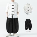现货新款冰丝款提花龙夏2026团购新中式短袖衬衫/衬衣A669*p55，男装T恤，钱塘7008(原4008)