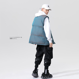 DJ288*大码简约冬季加厚手晒棉2020渐变马甲棉衣P70，男装棉衣，钱塘7008(原4008)