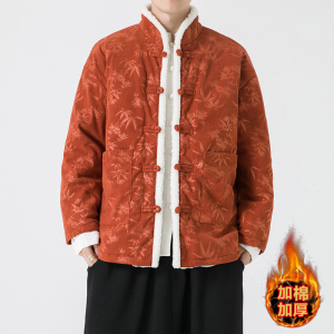 冬2025 灯芯绒 新中式 唐装棉衣 加厚汉服棉袄外套A228-P140图片