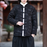 冬2025灯芯绒新中式唐装棉衣加厚汉服棉袄外套A228-P140，男装棉衣，钱塘7008(原4008)
